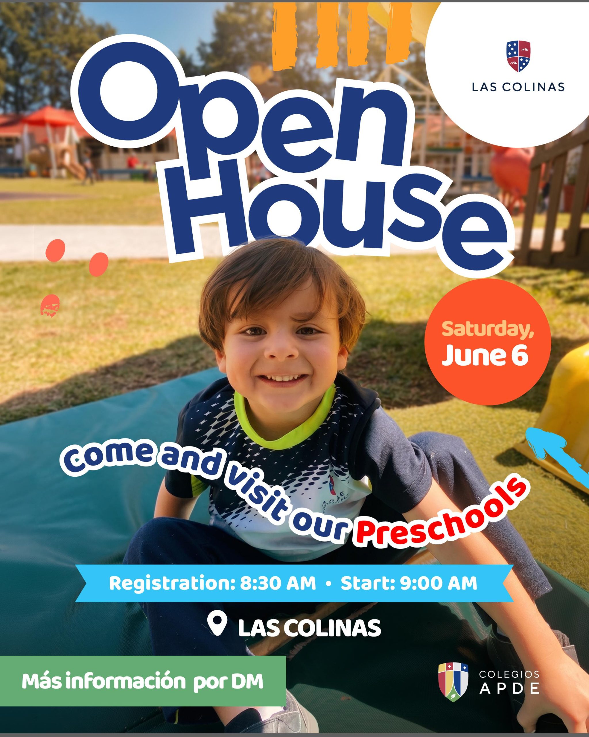 Open House este junio 2026 en Colegio APDE Las Colinas